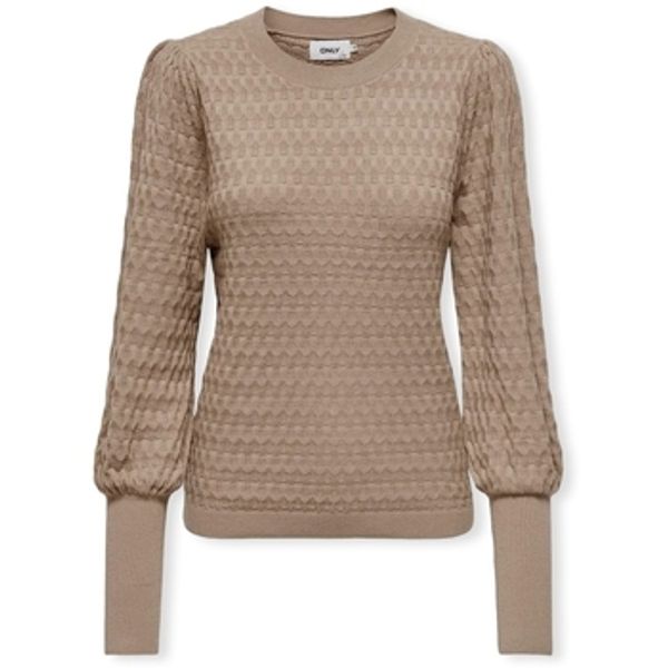 Only Only  Puloveri Noos Faye Life Knit - Silver Mink  Only
