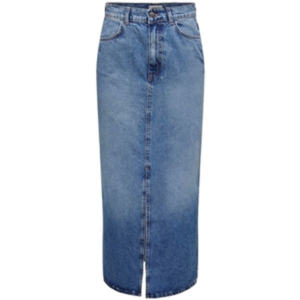 Only Only  Suknje Noos Cilla Long Skirt - Medium Blue Denim  Only