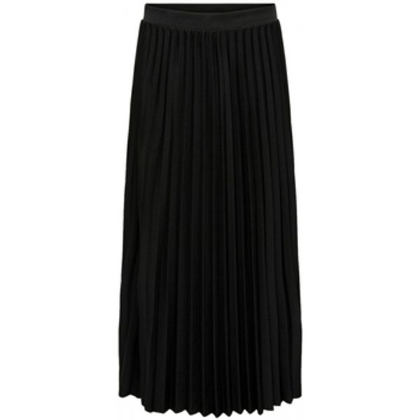 Only Only  Suknje Skirt Melisa Plisse - Black  Only