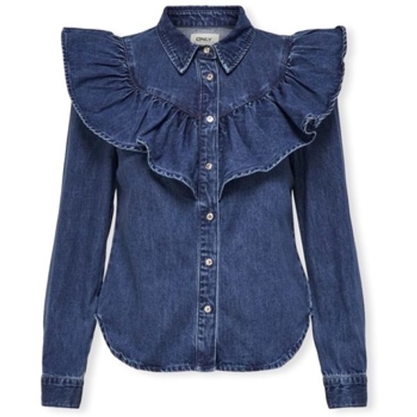 Only Only  Topovi i bluze Noos Indigo Shirt - Dark Blue Denim  Only
