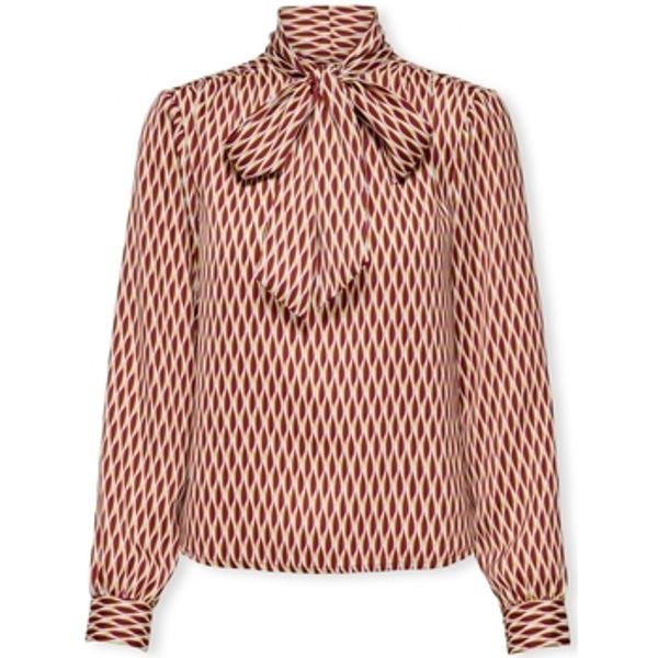 Only Only  Topovi i bluze Top Jill LS - Syrah /Small Grap  Only