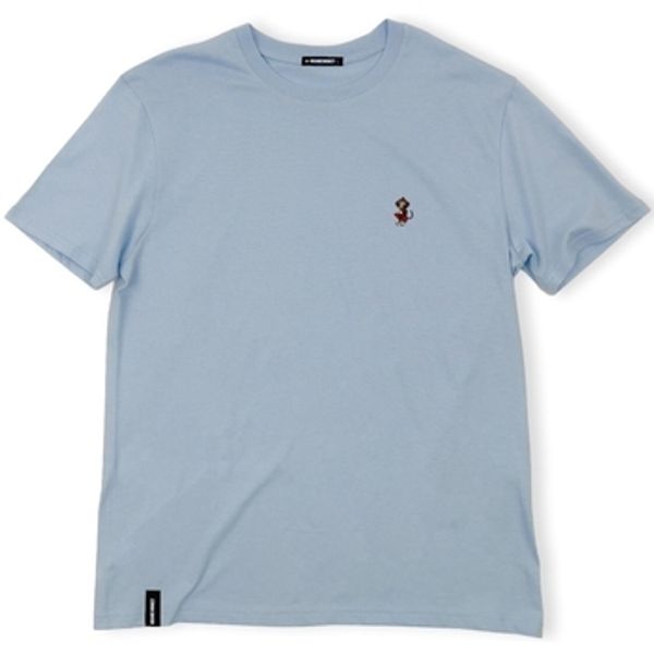 Organic Monkey Organic Monkey  Majice / Polo majice Monkey Watch T-Shirt - Blue Macarron  Organic Monkey