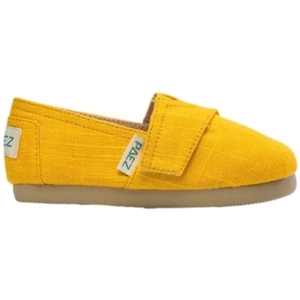 Paez Paez  Espadrile Gum Classic K - Combi Linen Saffron  Paez