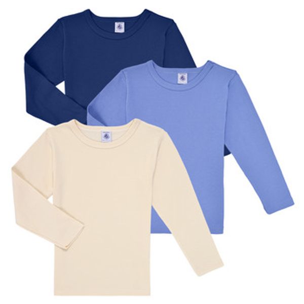Petit Bateau Petit Bateau  Majice dugih rukava LOT MANCHES LONGUES X3  Petit Bateau