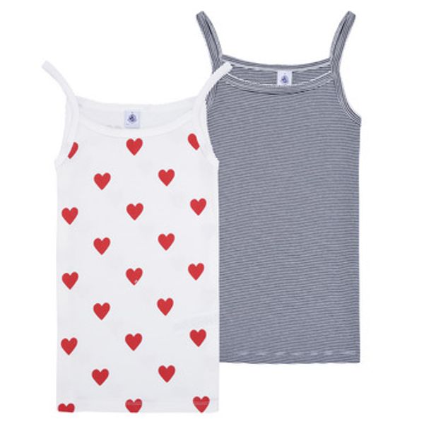 Petit Bateau Petit Bateau  Majice s naramenicama i majice bez rukava LOT X2 DEBARDEUR  Petit Bateau