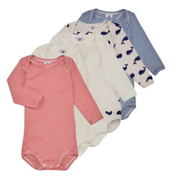 Petit Bateau Petit Bateau  Pidžame i spavaćice BODY US ML BALEINE PACK X5  Petit Bateau