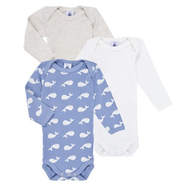Petit Bateau Petit Bateau  Pidžame i spavaćice BODY US ML MOBIDIC PACK X3  Petit Bateau