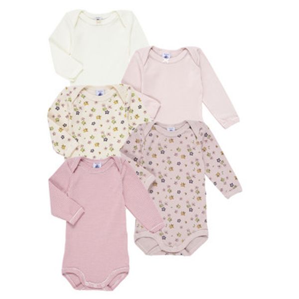 Petit Bateau Petit Bateau  Pidžame i spavaćice BODY US ML ROSAMINI PACK X5  Petit Bateau