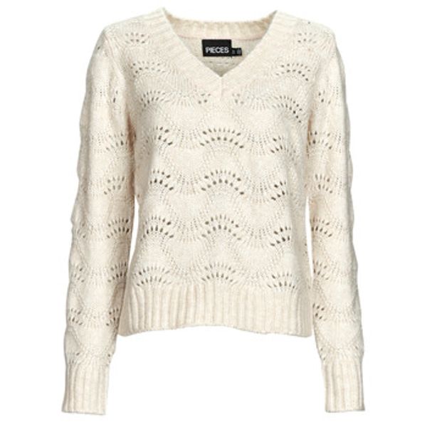 Pieces Pieces  Puloveri PCBIBBI LS V-NECK KNIT  Pieces