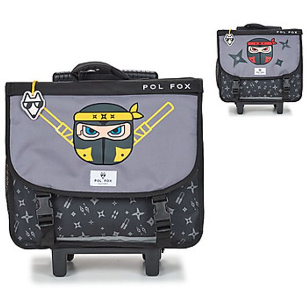 Pol Fox Pol Fox  (Školske) torbe s kotačićima CARTABLE 38 CM NINJA A ROULETTES  Pol Fox
