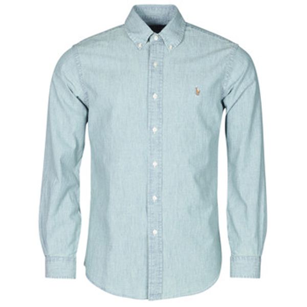 Polo Ralph Lauren Polo Ralph Lauren  Košulje dugih rukava CHEMISE AJUSTEE EN CHAMBRAY DENIM COL BOUTONNE  LOGO PONY PLAYER  Polo Ralph Lauren
