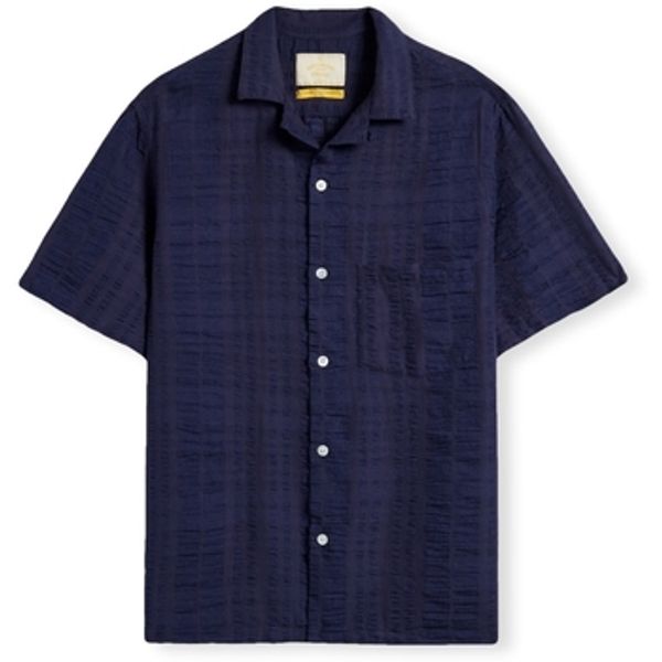 Portuguese Flannel Portuguese Flannel  Košulje dugih rukava Crupao Shirt - Navy  Portuguese Flannel