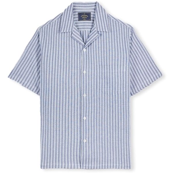 Portuguese Flannel Portuguese Flannel  Košulje dugih rukava Jacquard Shirt - Chambray  Portuguese Flannel