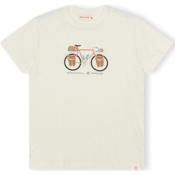 Revolution Revolution  Majice / Polo majice T-Shirt Regular 1344 PAC - Off-White  Revolution