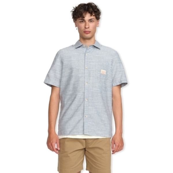 Rvlt Revolution Rvlt Revolution  Košulje dugih rukava RLVT REVOLUTION Short Sleeved Loose Shirt 3180 - Blue  Rvlt Revolution