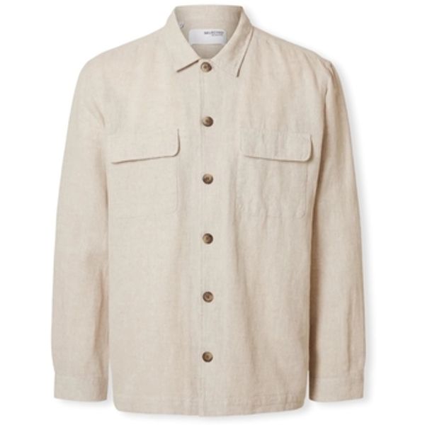 Selected Selected  Košulje dugih rukava Noos Leroy Sun Shirt - Pure Cashmere  Selected