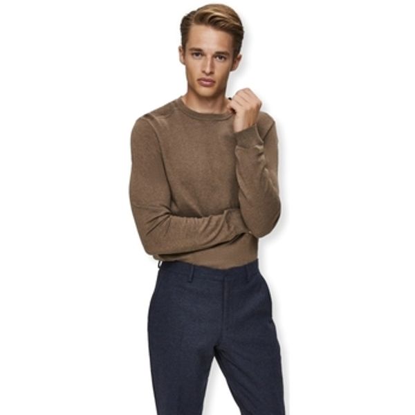 Selected Selected  Puloveri Noos Berg Crew Knit - Teak  Selected