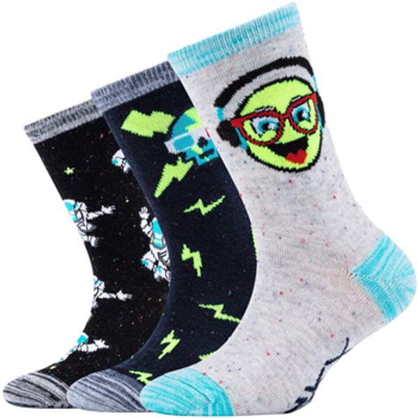 Skechers Skechers  Sportske čarape 3PPK Boys Casual Space and Smileys Socks  Skechers