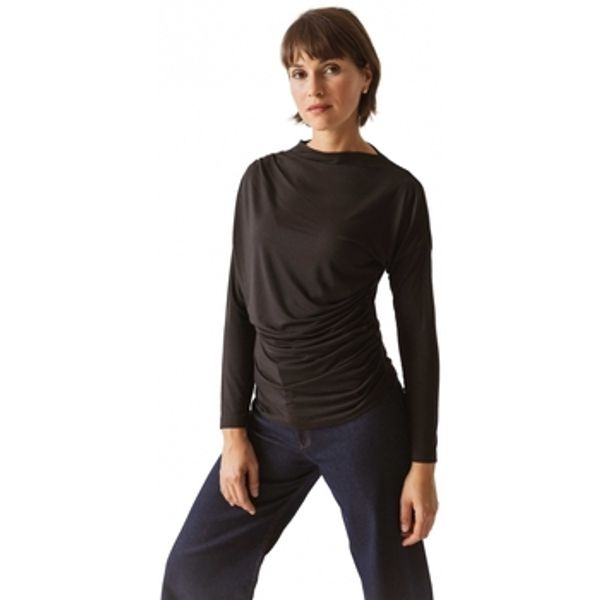 Skfk Skfk  Sportske majice T-Shirt Anadela - Black  Skfk