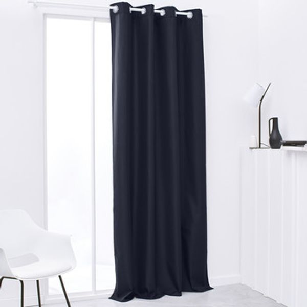 Today Today  Zavjese i zastori Rideau Isolant 140/240 Polyester TODAY Essential Navy  Today