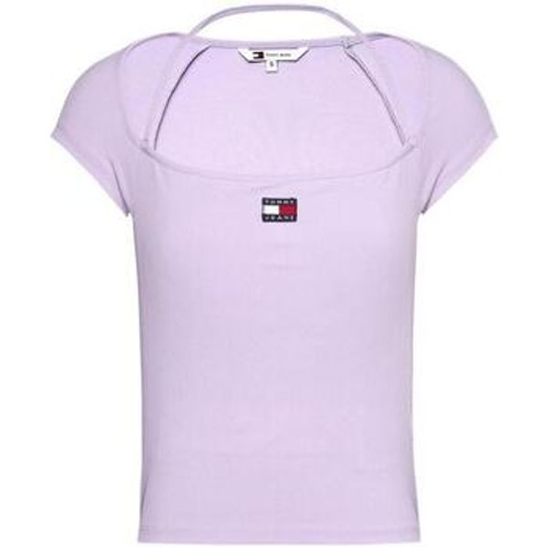 Tommy Hilfiger Tommy Hilfiger  Majice kratkih rukava SLIM RIB BADGE DW0DW17896  Tommy Hilfiger