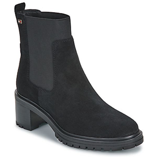 Tommy Hilfiger Tommy Hilfiger  Polučizme FLAG MID HEEL SUEDE CHELSEA  Tommy Hilfiger