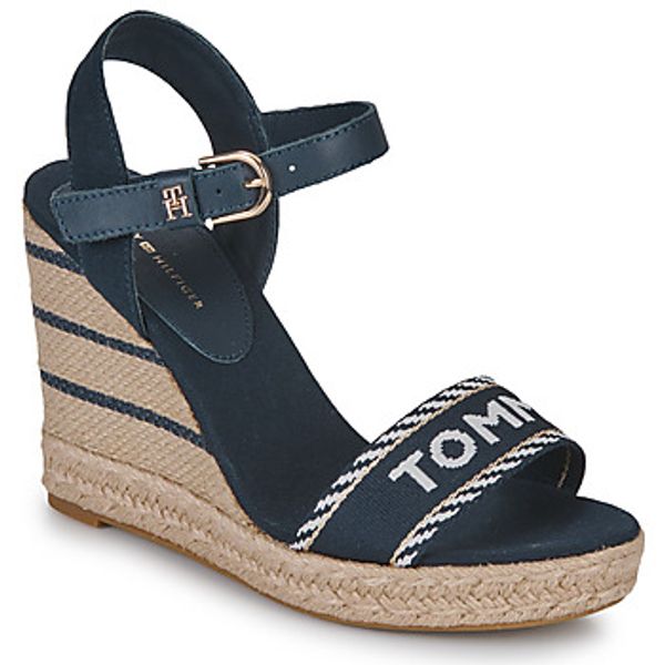 Tommy Hilfiger Tommy Hilfiger  Sandale i polusandale SEASONAL WEBBING WEDGE  Tommy Hilfiger