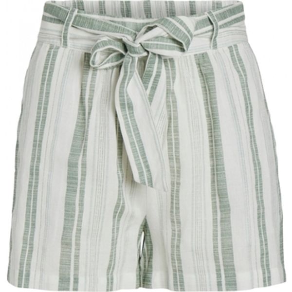 Vila Vila  Bermude i kratke hlače Etni Shorts - Cloud Dancer/Green  Vila
