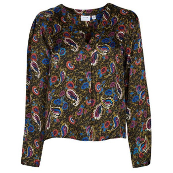 Vila Vila  Košulje i bluze VISURINA V-NECK L/S TOP/  Vila