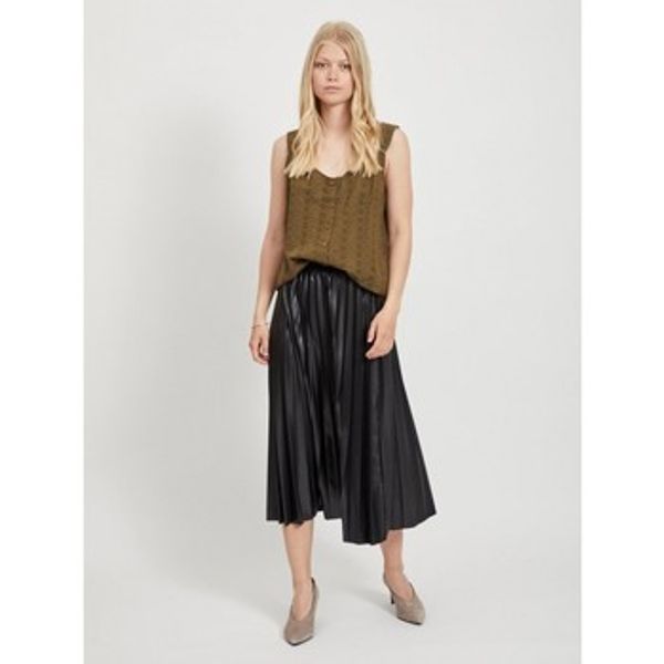 Vila Vila  Suknje Nitban Midi Skirt - Black  Vila