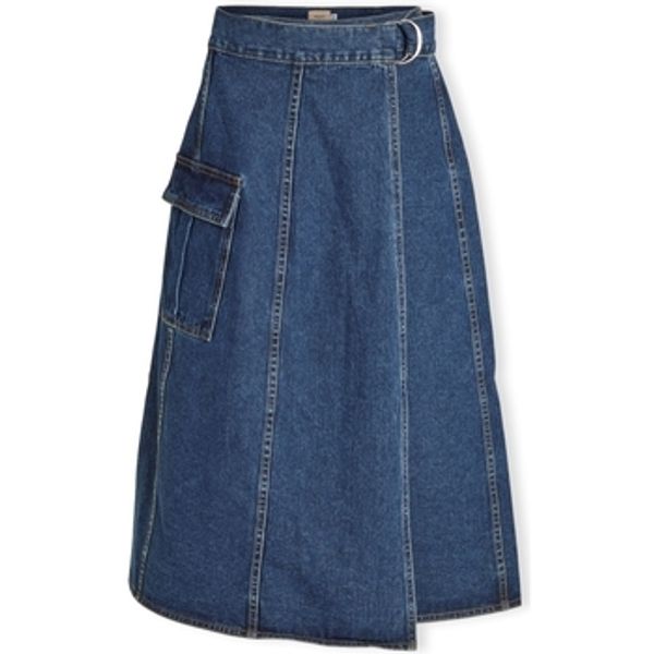 Vila Vila  Suknje Norma Skirt - Medium Blue Denim  Vila