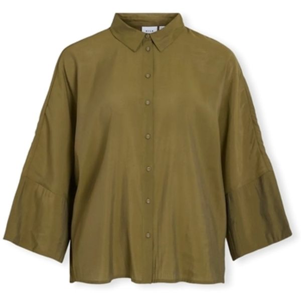 Vila Vila  Topovi i bluze Aspyn 3/4 Loose Shirt - Capulet Olive  Vila
