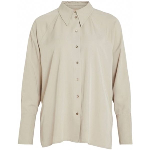 Vila Vila  Topovi i bluze Shirt Storia L/S - Feather Grey  Vila