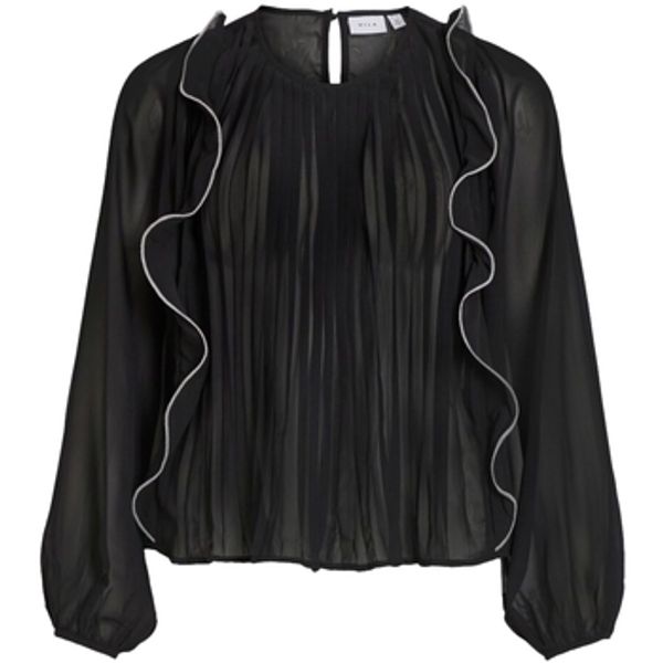 Vila Vila  Topovi i bluze Top Metina L/S - Black  Vila