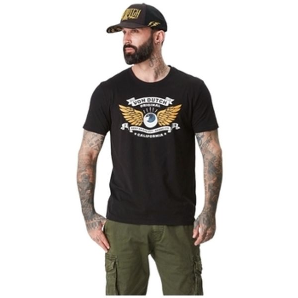 Von Dutch Von Dutch  Majice / Polo majice TEE SHIRT SLUB  AVEC LOGO  Von Dutch