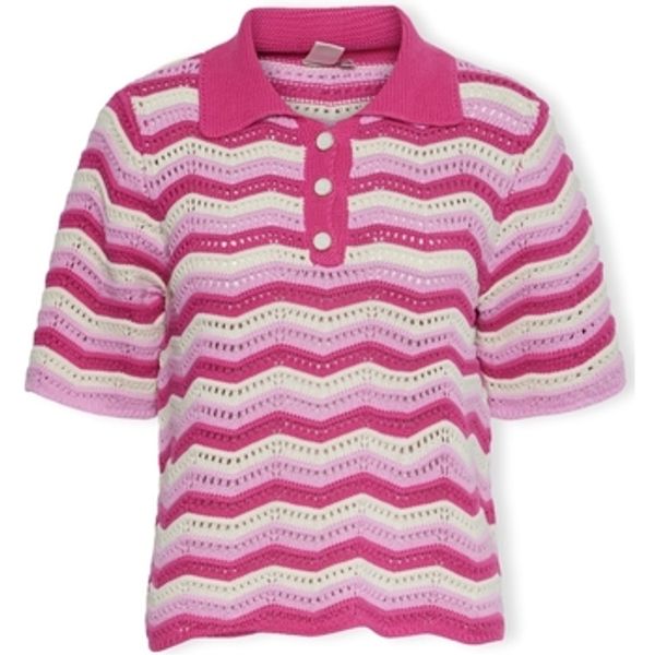 Y.a.s Y.a.s  Topovi i bluze YAS Furo Knit S/S - Birch/Pastel Lavender  Y.a.s