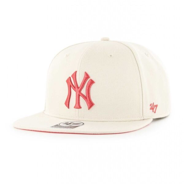 47 47 MLB NEW YORK YANKEES BALL PARK CAPTAIN Klupska kapa, bež, veličina