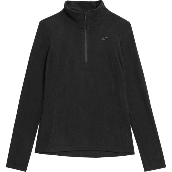 4F 4F FLEECE 1/2 ZIP Ženska flis dukserica, crna, veličina