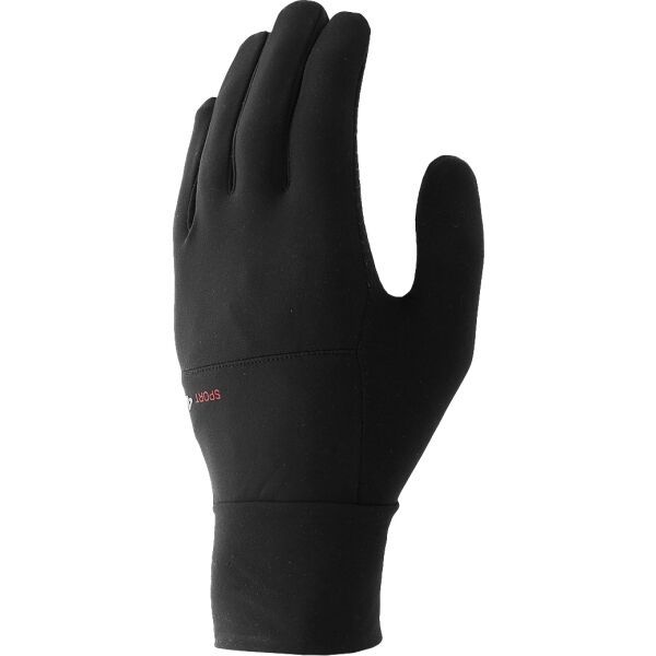 4F 4F GLOVES CAS UNI Uniseks pletene rukavice, crna, veličina