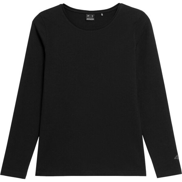 4F 4F LONGSLEEVE Ženska majica s dugim rukavima, crna, veličina