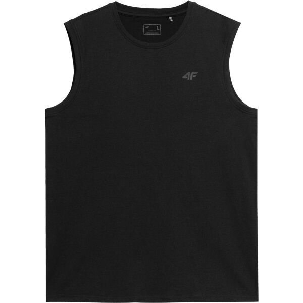4F 4F MEN´S SLEEVELESS Muška majica, crna, veličina