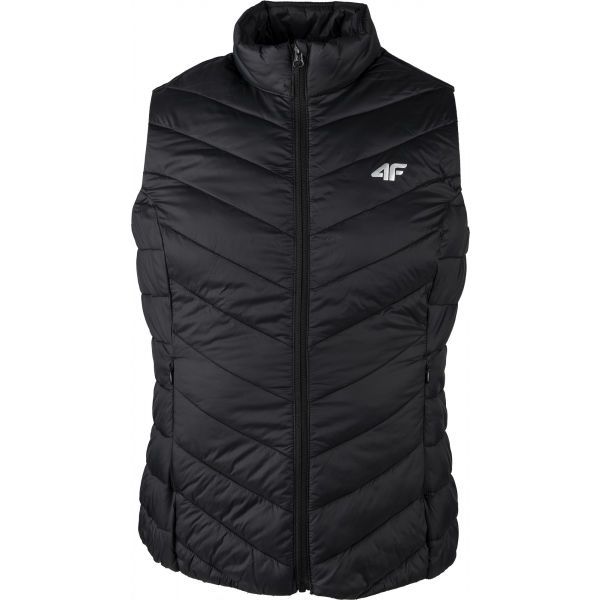 4F 4F WOMEN´S JACKET Ženski prsluk, crna, veličina