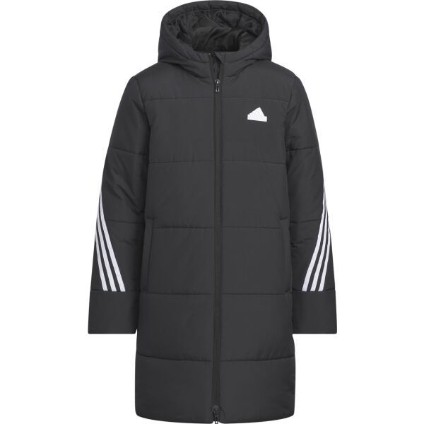 adidas adidas 3-STRIPES PADDED JACKET Dječja podstavljena jakna, crna, veličina