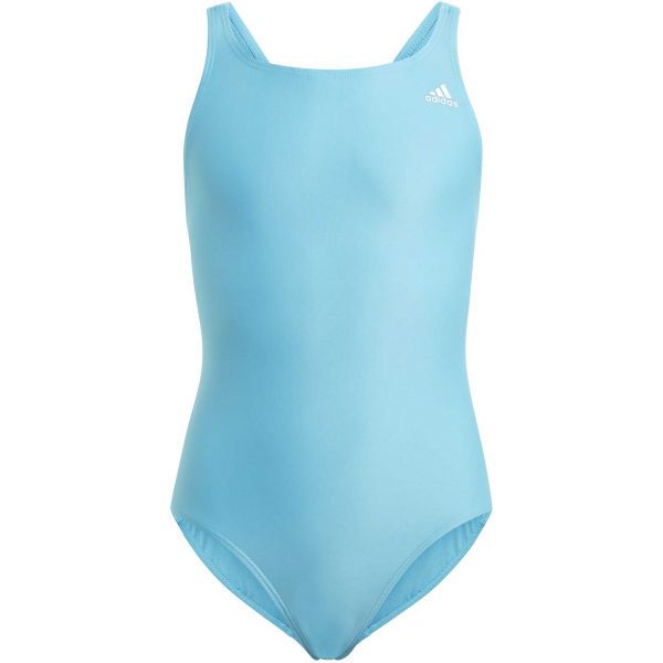 adidas adidas ATHLY V SOLID SUIT TAKEDOWN Jednodijelni kupaći kostim za djevojčice, svjetlo plava, veličina