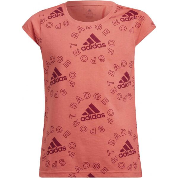 adidas adidas LOGO T ESS Djevojačka majica, ružičasta, veličina