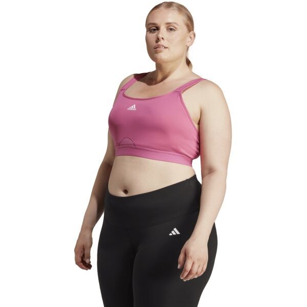 adidas adidas TLRD MOVE HS PS Ženski grudnjak plus size, ružičasta, veličina