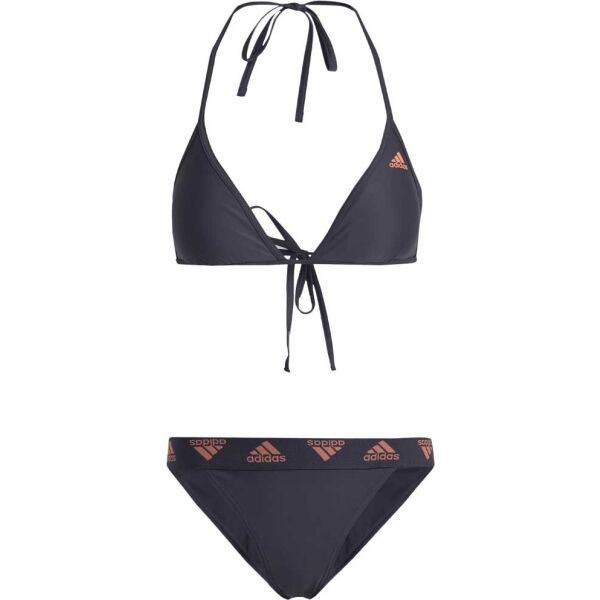 adidas adidas TRIANGLE BIKINI Ženski dvodijelni kupaći kostim, tamno siva, veličina