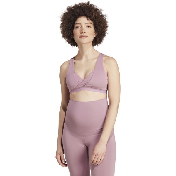 adidas adidas YOGA BRA Ženski grudnjak, ljubičasta, veličina