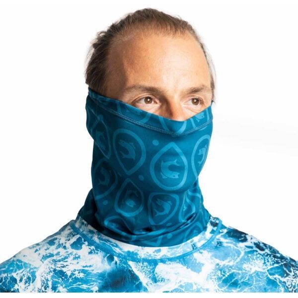 ADVENTER & FISHING ADVENTER & FISHING NECK GAITER Uniseks funkcionalan UV ovratnik, tirkiz, veličina