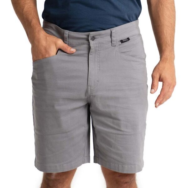 ADVENTER & FISHING ADVENTER & FISHING OUTDOOR SHORTS TITANIUM Muške kratke hlače za aktivnosti na otvorenom, siva, veličina
